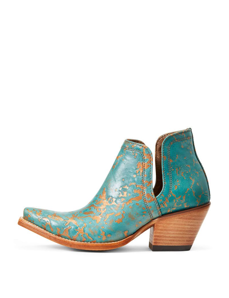 Bottines Ariat Dixon Western Turquoise Femme | NTZ-08255690