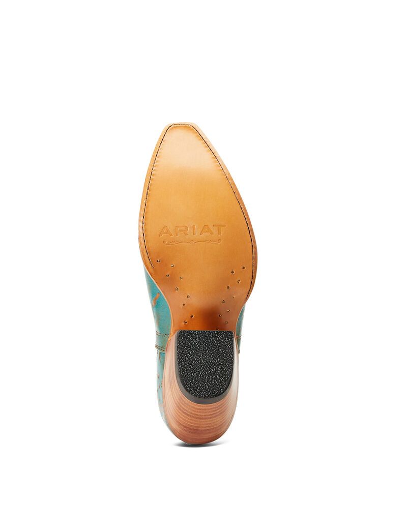 Bottines Ariat Dixon Western Turquoise Femme | NTZ-08255690