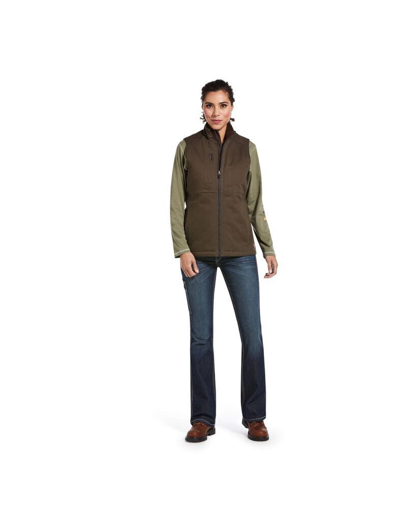 Vêtements De Travail Ariat Rebar DuraCanvas Insulated Vest Multicolore Femme | ODG-91756849