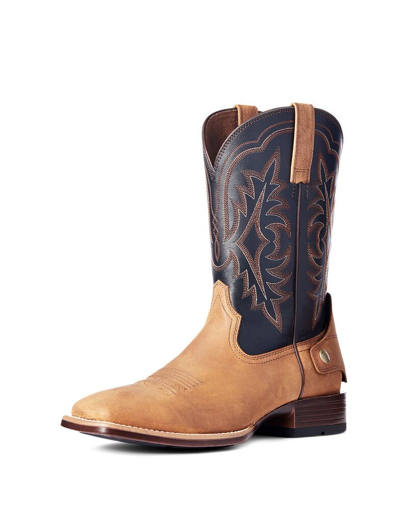 Bottes Western Ariat Ryden Ultra Ez Zip Marron Homme | ZXP-14440061