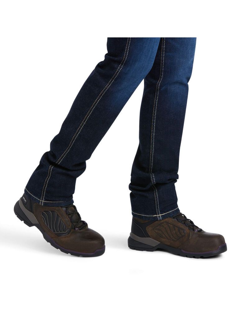 Vêtements De Travail Ariat Rebar Perfect Rise Travail Flex Riveter Slim Leg Jeans Multicolore Femme | VIW-58069377