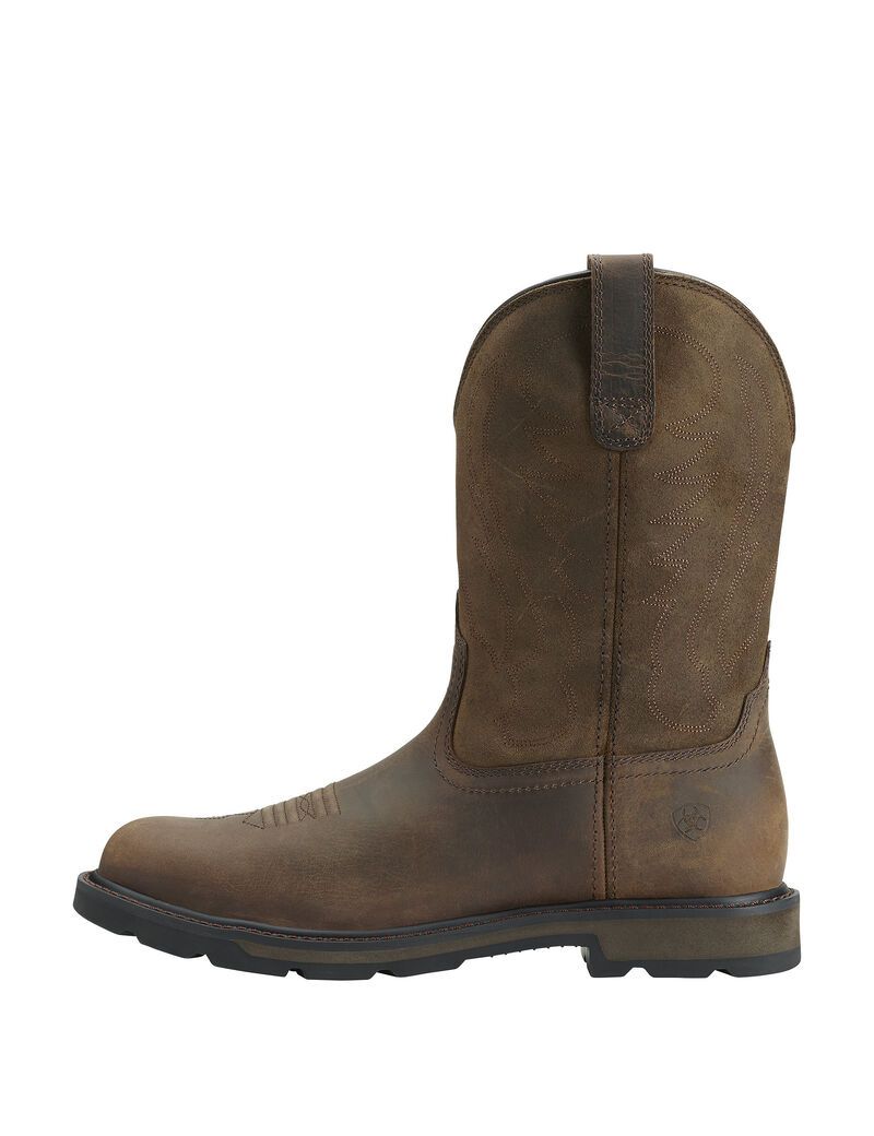 Bottes de Travail Ariat Groundbreaker Marron Homme | LWW-92160468