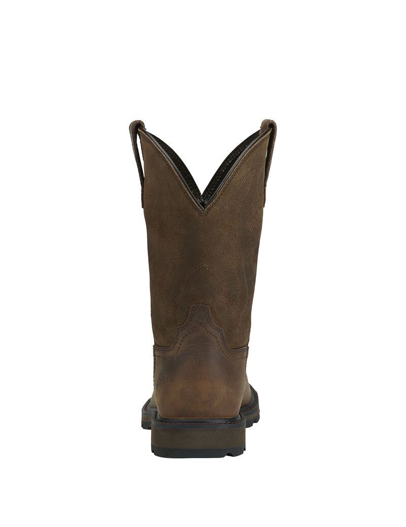 Bottes de Travail Ariat Groundbreaker Marron Homme | LWW-92160468