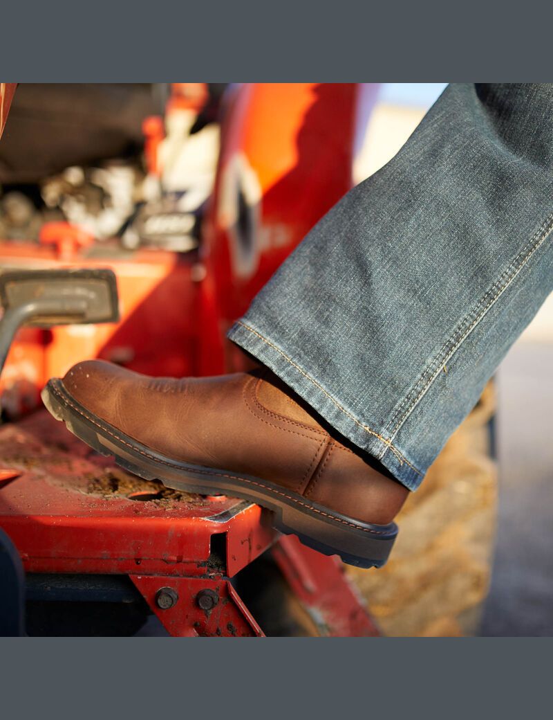 Bottes de Travail Ariat Groundbreaker Marron Homme | LWW-92160468