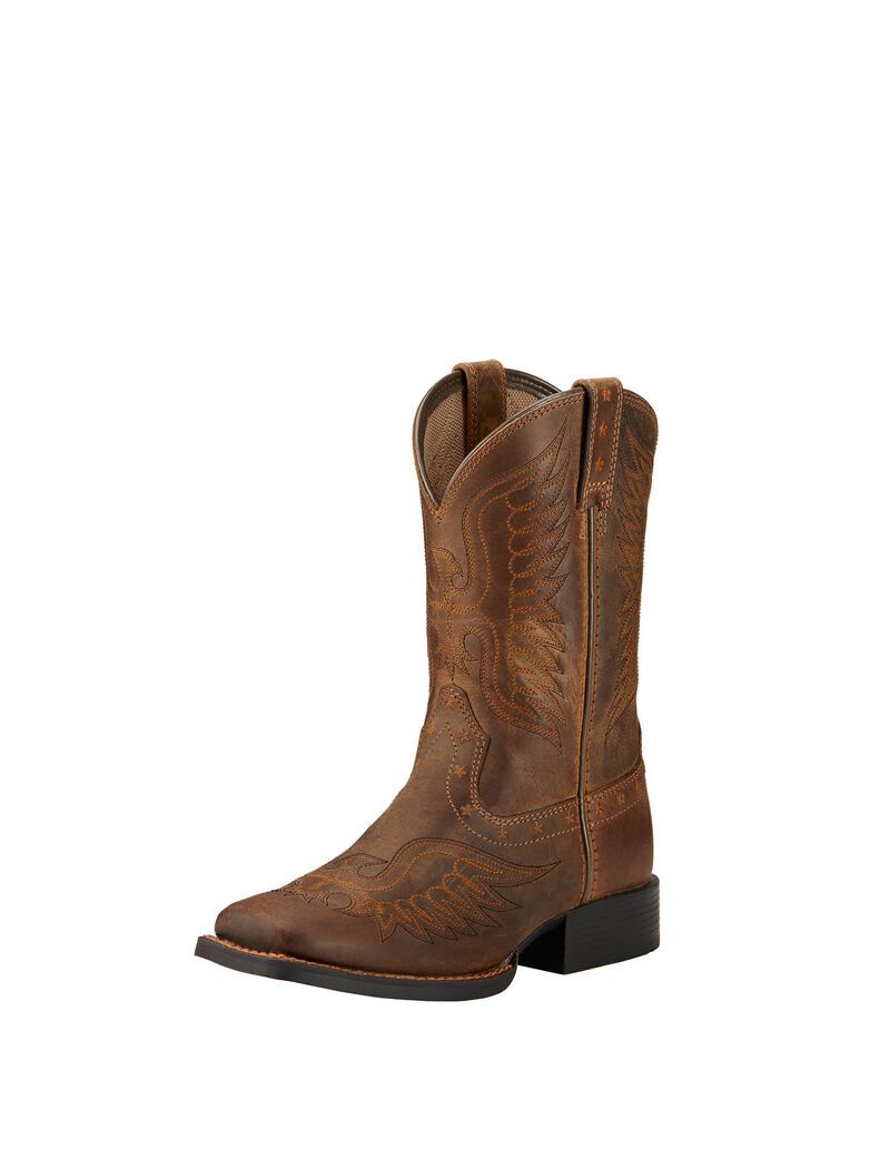 Bottes Western Ariat Honor Marron Enfant | FCK-29943914