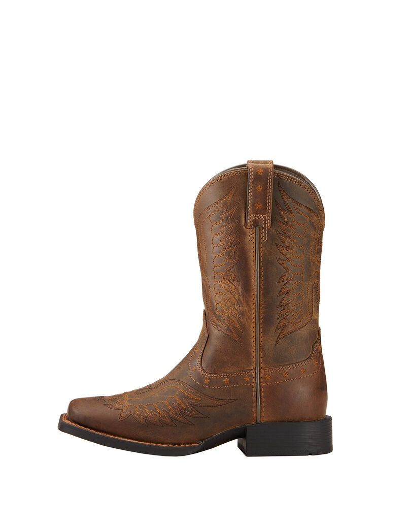 Bottes Western Ariat Honor Marron Enfant | FCK-29943914