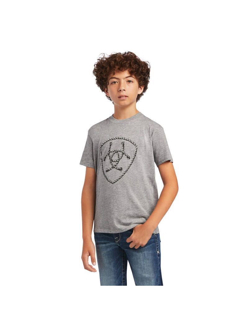 T Shirts Ariat Rope Shield Multicolore Enfant | ODX-19307455