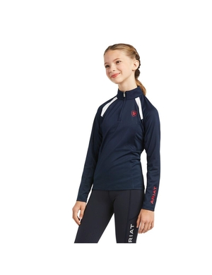 Couches Intermédiaires Ariat Sunstopper 2.0 Team 1/4 Zip Multicolore Enfant | HVZ-86368663