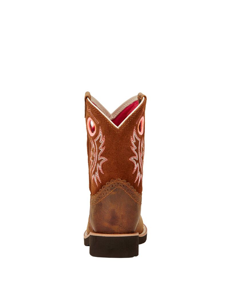 Bottes Western Ariat Fatbaby Cowgirl Marron Enfant | JWE-78670835