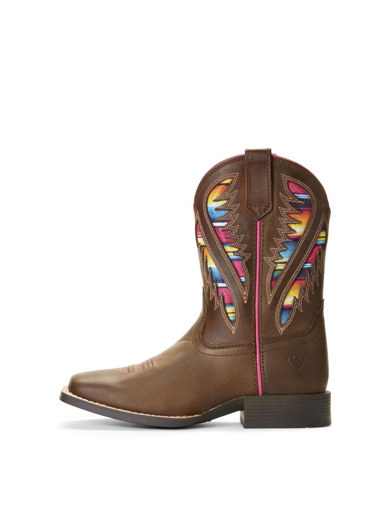 Bottes Western Ariat Quickdraw Venttek Marron Enfant | QVT-58122155