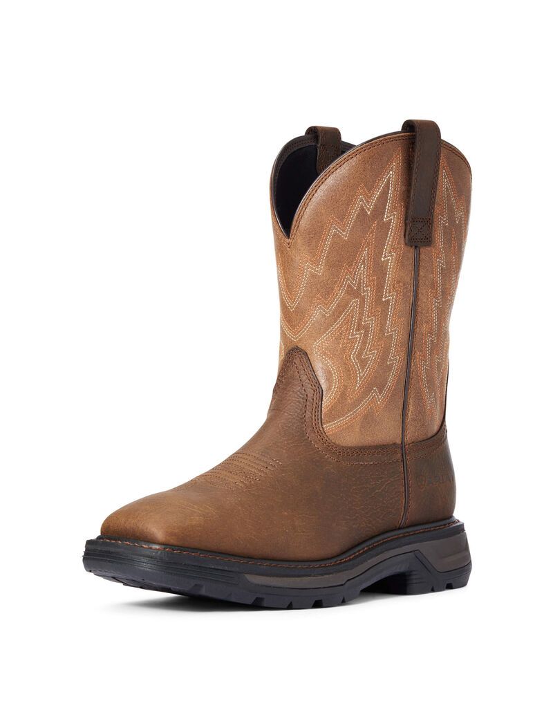 Bottes de Travail Ariat Big Rig Marron Homme | QAM-75120918