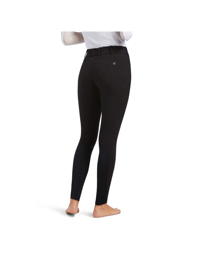 Pantalon Ariat Prelude Knee Patch Breech Noir Femme | MCZ-19644639