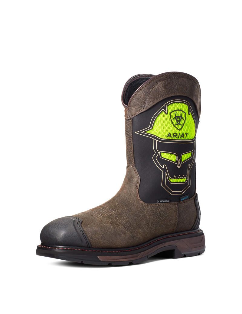 Bottes Imperméables Ariat WorkHog XT VentTEK Bold Carbon Embout Travail Cafe Homme | WBY-54503600