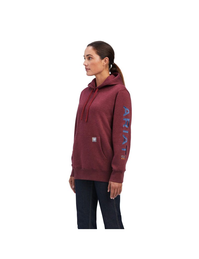 Vêtements De Travail Ariat Rebar Graphique Hoodie Bleu Marine Femme | MHT-31439251