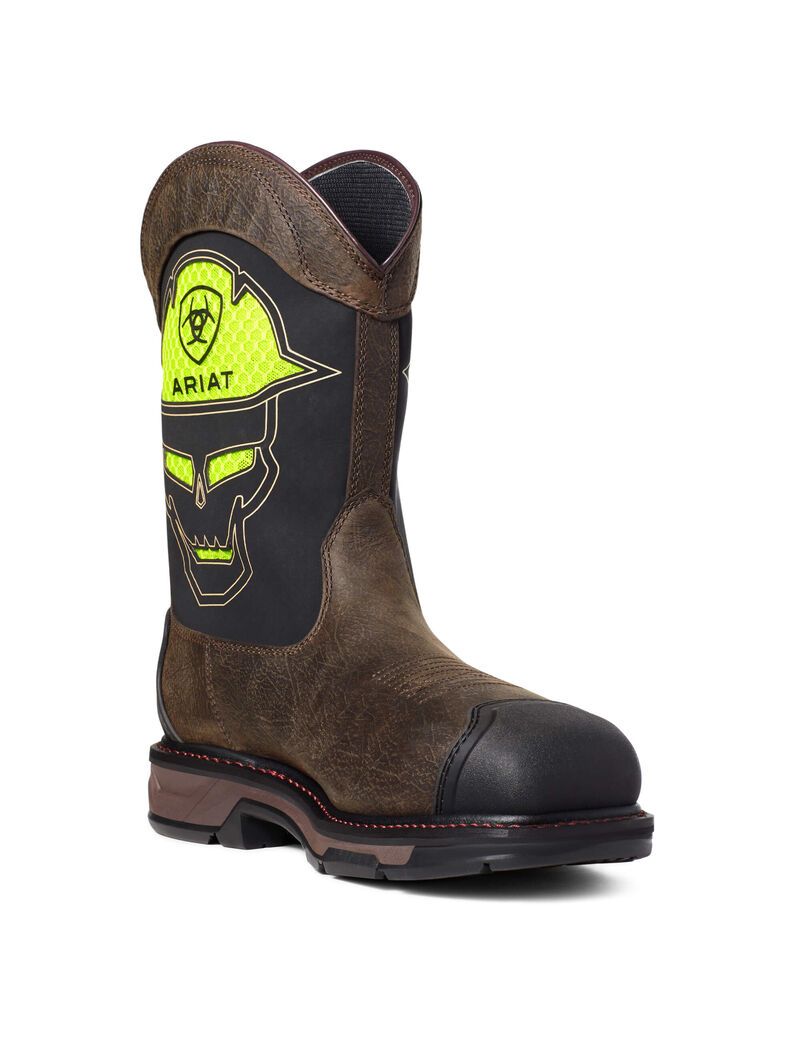 Bottes Imperméables Ariat WorkHog XT VentTEK Bold Carbon Embout Travail Cafe Homme | WBY-54503600