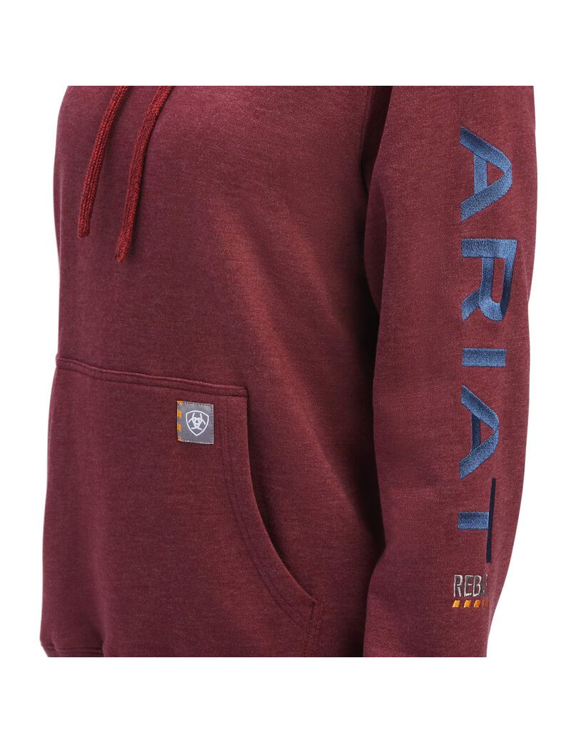 Vêtements De Travail Ariat Rebar Graphique Hoodie Bleu Marine Femme | MHT-31439251