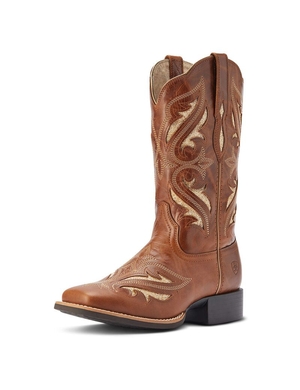 Bottes Western Ariat Round Up Bliss Marron Femme | GSS-10103961