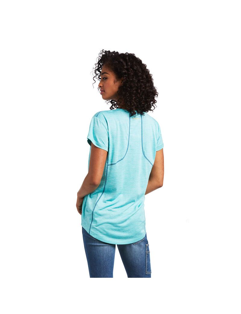 Vêtements De Travail Ariat Rebar Evolution T Shirts Multicolore Femme | HEE-38669618