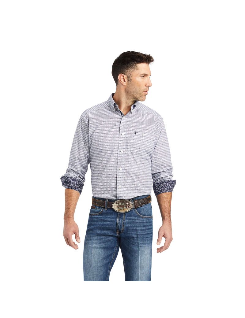 Chemises De Costume Ariat Relentless Savvy Stretch Classiche Fit Blanche Homme | LVM-04694513