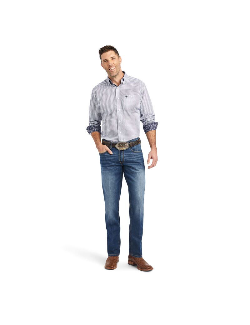 Chemises De Costume Ariat Relentless Savvy Stretch Classiche Fit Blanche Homme | LVM-04694513