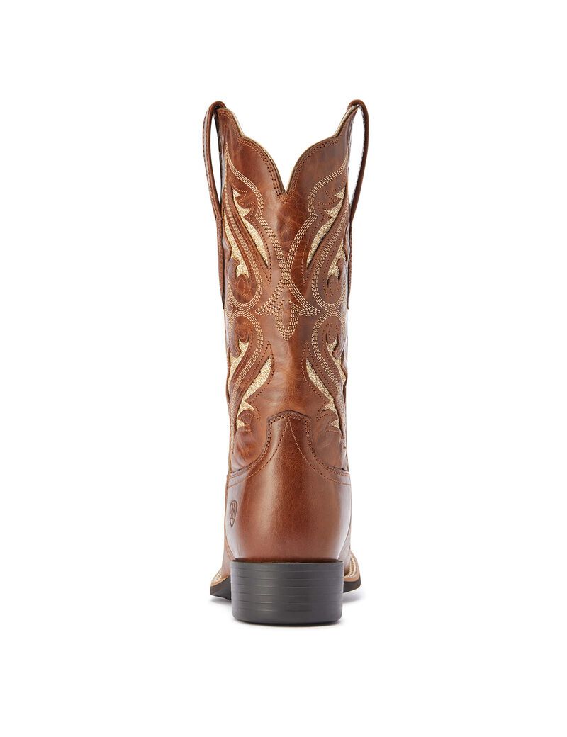 Bottes Western Ariat Round Up Bliss Marron Femme | GSS-10103961