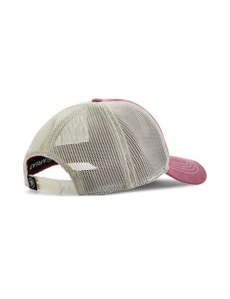 Casquettes Ariat Round logo patch Rose Femme | PTY-56306514