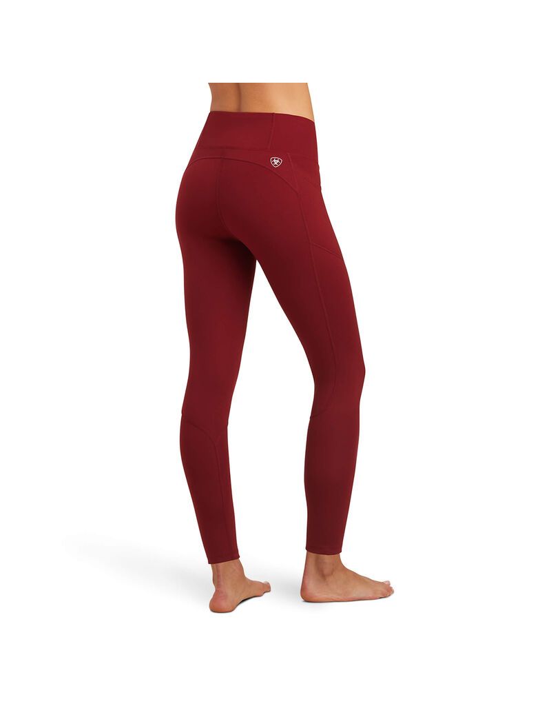 Collant Ariat Tek Rouge Foncé Femme | CNB-03900043