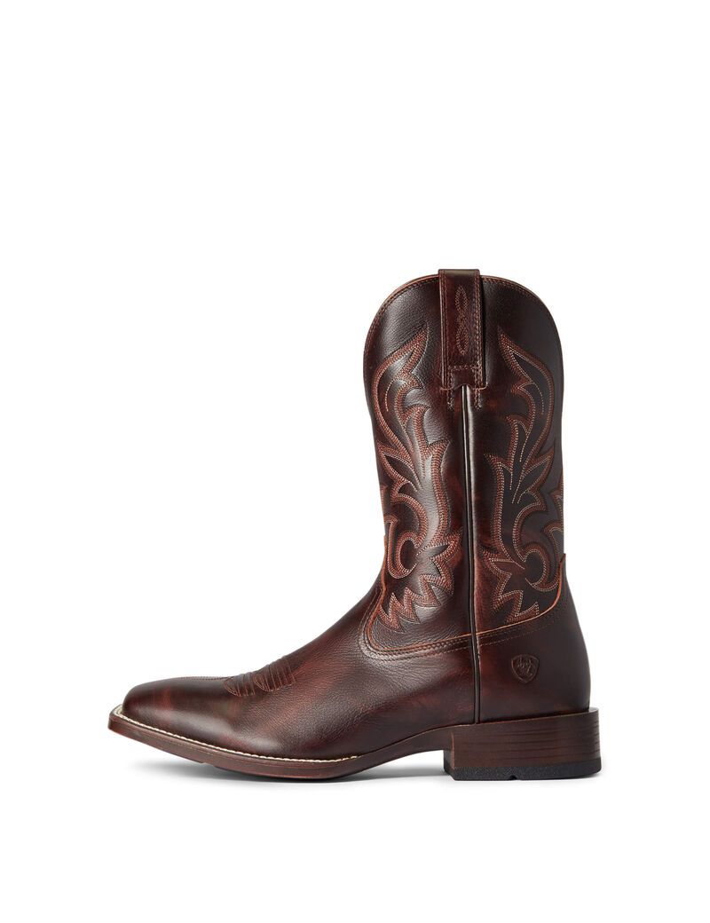 Bottes Western Ariat Slim Zip Ultra Rouge Marron Homme | OJP-73671737