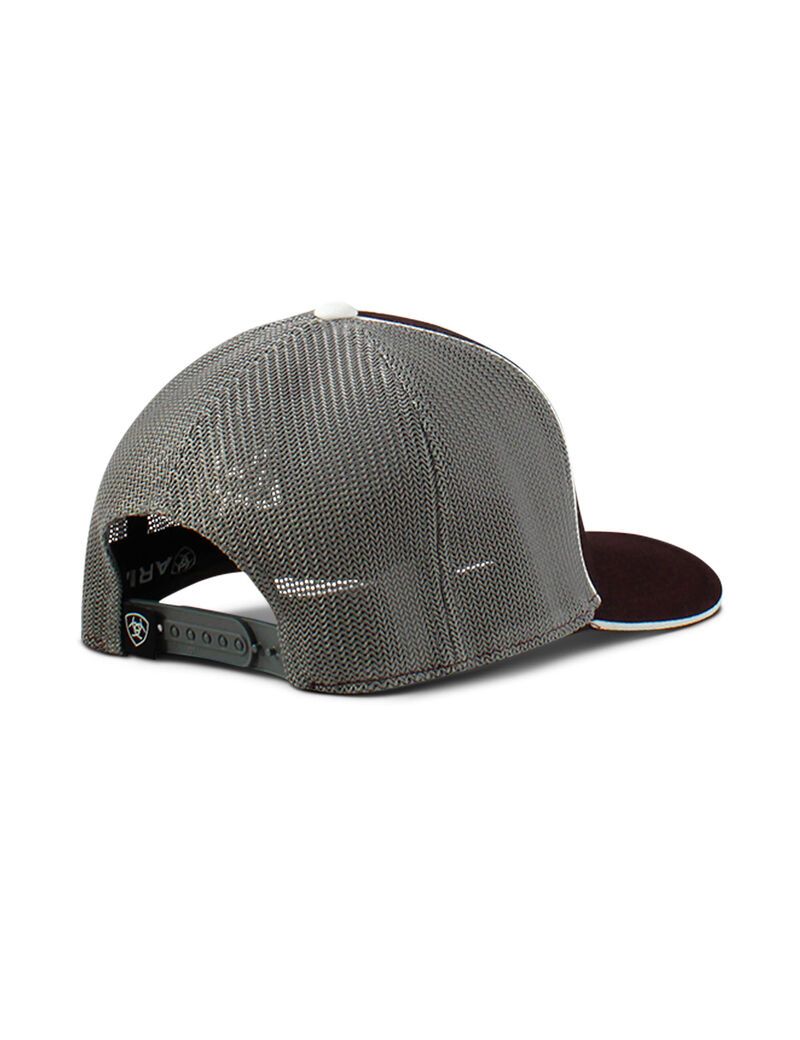 Casquettes Ariat Large logo patch Bordeaux Homme | VJT-32176854