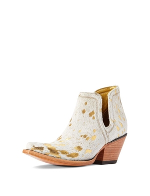 Bottines Ariat Dixon Haircalf Western Blanche Metal Femme | EHQ-95893607