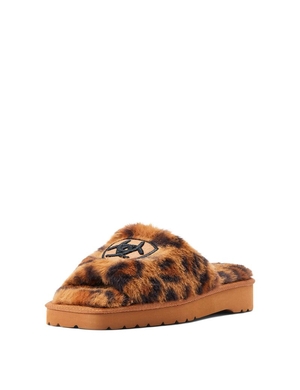 Chaussons Ariat Cozy Chic Square Embout Leopard Femme | OHD-89172826