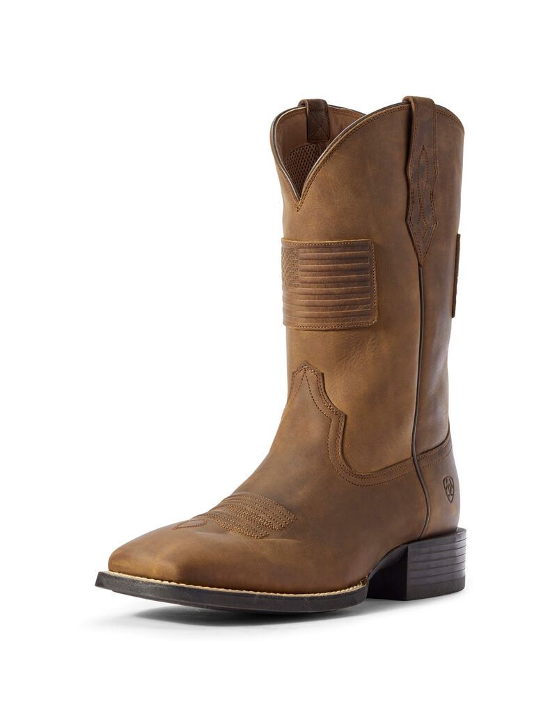 Bottes Western Ariat Sport Patriot Ii Marron Homme | NKF-24052370