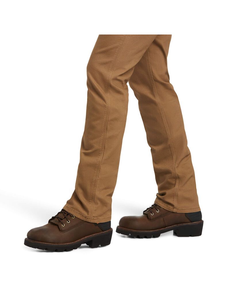 Pantalon Ariat Rebar M7 DuraStretch Made Tough Droit Kaki Homme | HHD-22744194