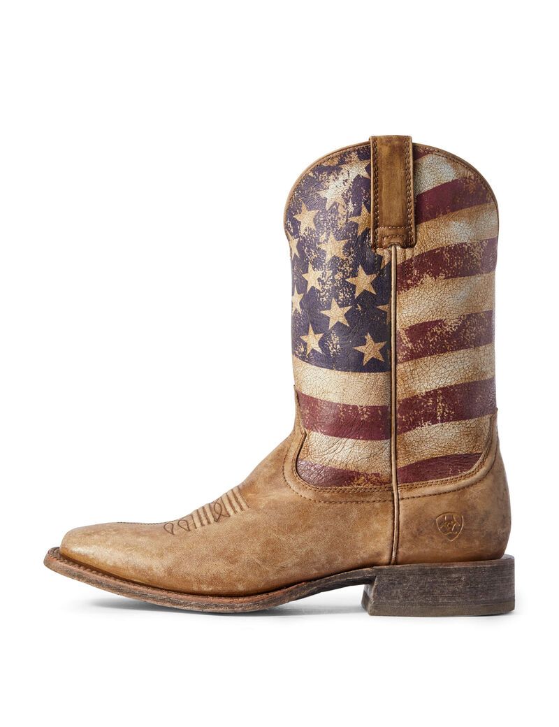 Bottes Western Ariat Circuit Proud Marron Homme | QGA-74197388