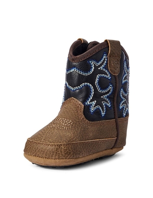 Bottes Western Ariat Stompers Warren Marron Enfant | FQH-96977077