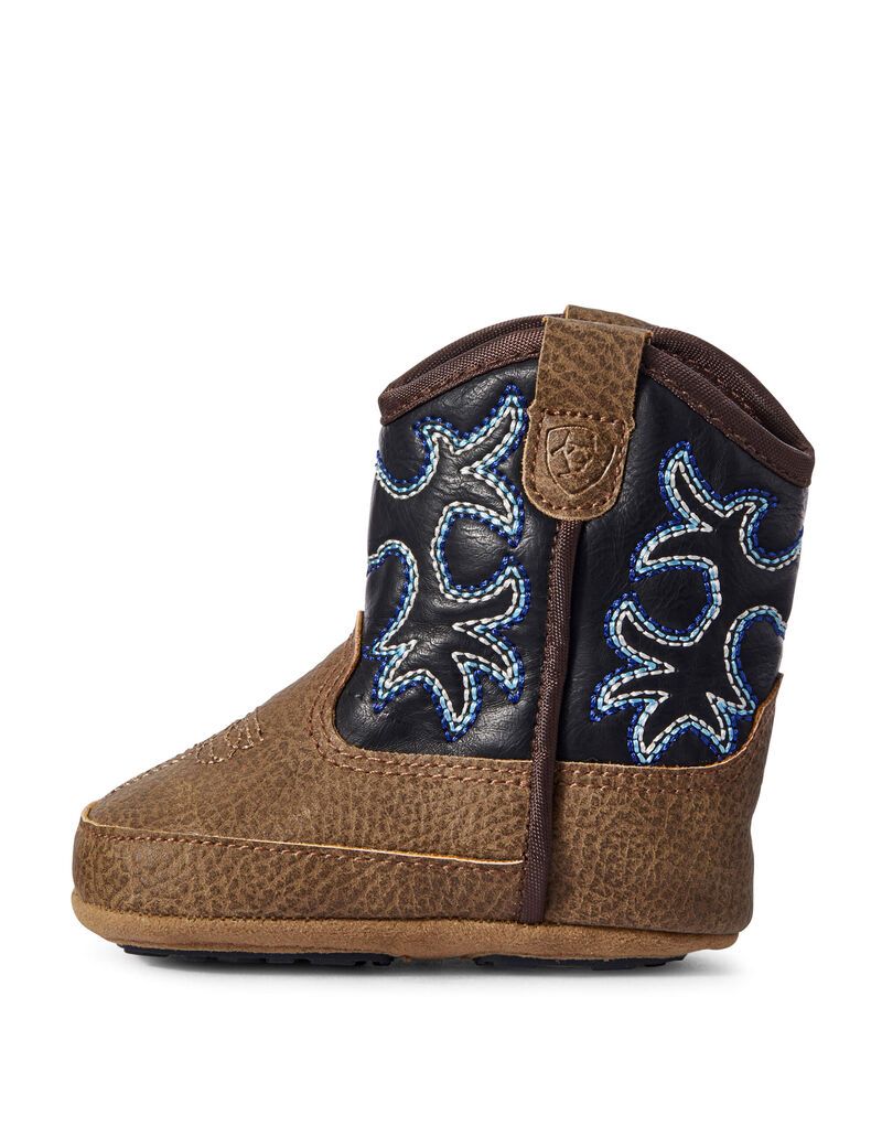 Bottes Western Ariat Stompers Warren Marron Enfant | FQH-96977077