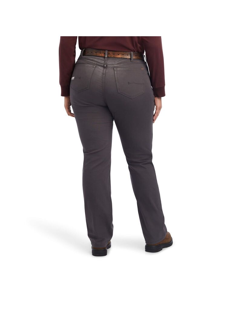 Vêtements De Travail Ariat Rebar DuraStretch Made Tough Double Front Pants Grise Femme | BNU-79761551