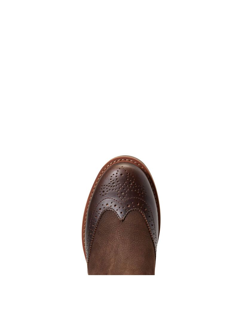 Bottes Imperméables Ariat Wexford Brogue Imperméables Chocolat Marron Femme | GQP-25706080