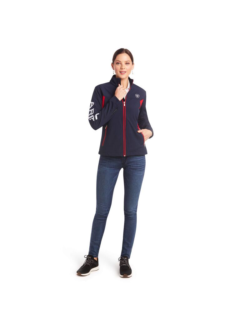 Vestes Ariat New Team Softshell Multicolore Femme | NYD-71971110