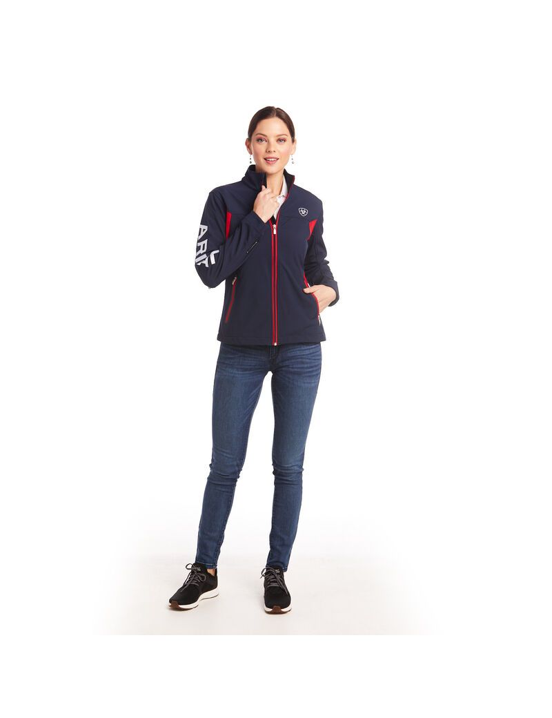 Vestes Ariat New Team Softshell Multicolore Femme | NYD-71971110