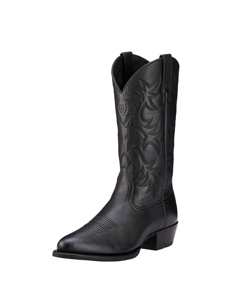 Bottes Western Ariat Heritage R Embout Noir Homme | DKS-22157458