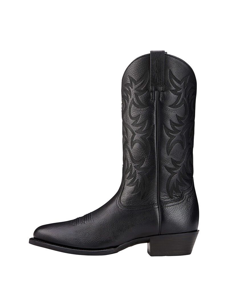 Bottes Western Ariat Heritage R Embout Noir Homme | DKS-22157458