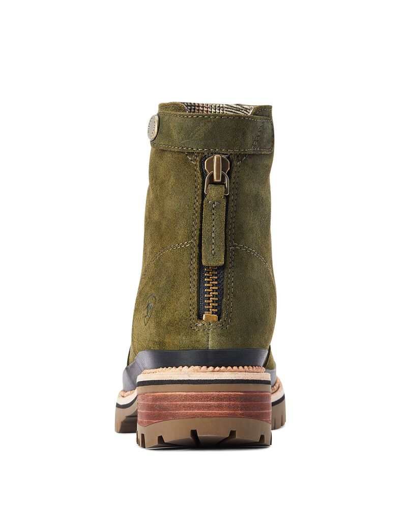 Bottines Ariat Leighton Imperméables Vert Olive Femme | PHD-11636142