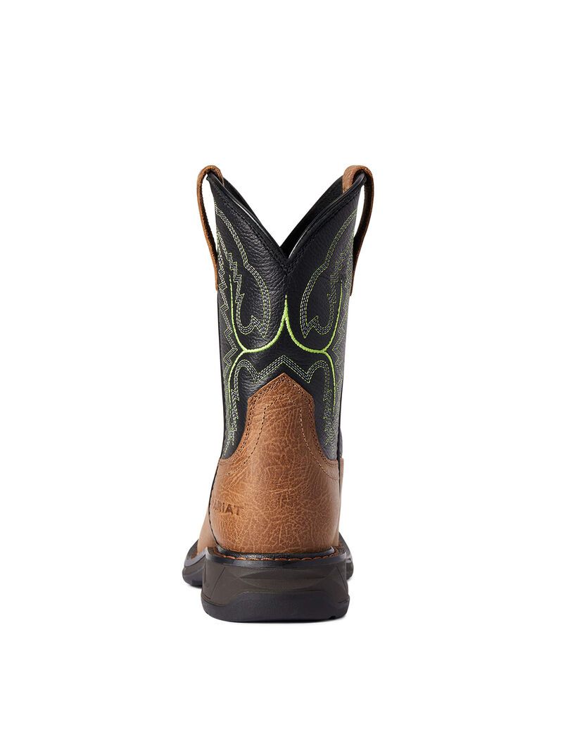 Bottes Western Ariat Workhog Xt Larges Square Embout Multicolore Enfant | WCN-49793736