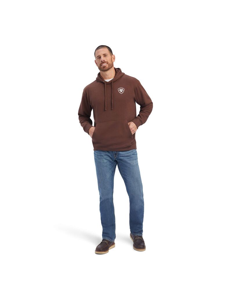 Sweats Ariat Southwest Cuir Marron Homme | NGC-29219241