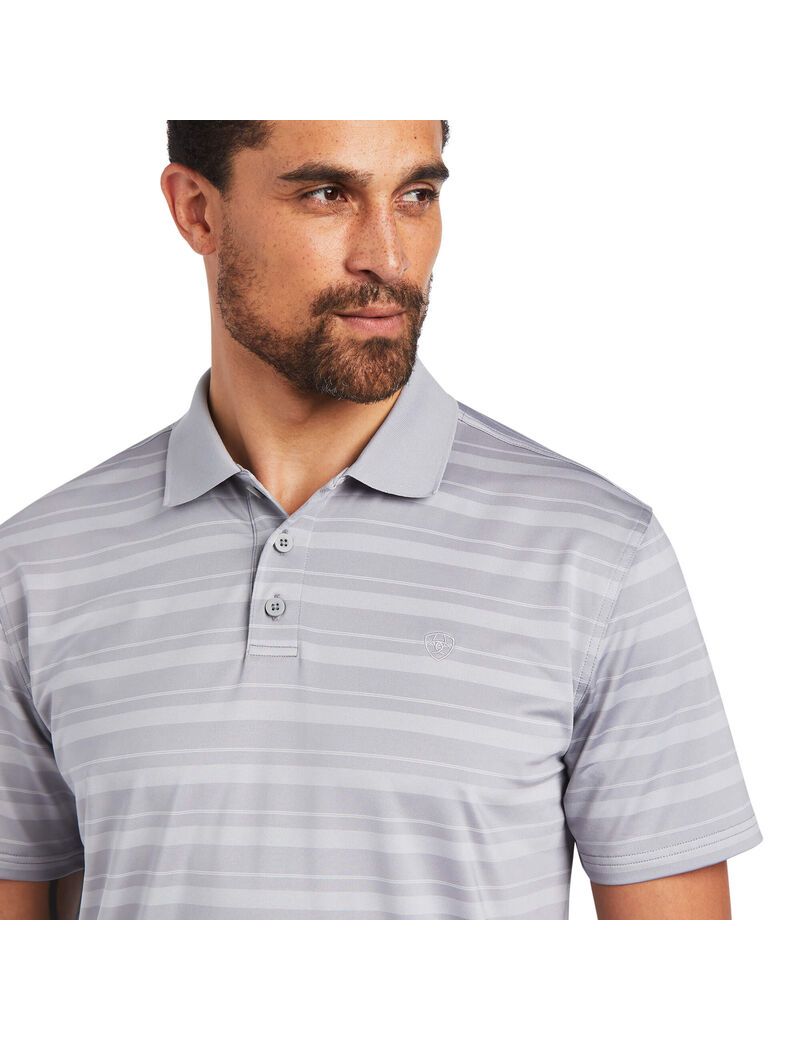 Polos Ariat Ombre Stripe Ftd Multicolore Homme | EST-81026394