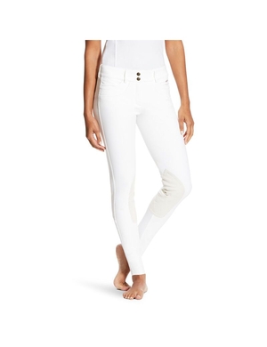 Pantalon Ariat Olympia SMU Knee Patch Breech Blanche Femme | OWV-31145060