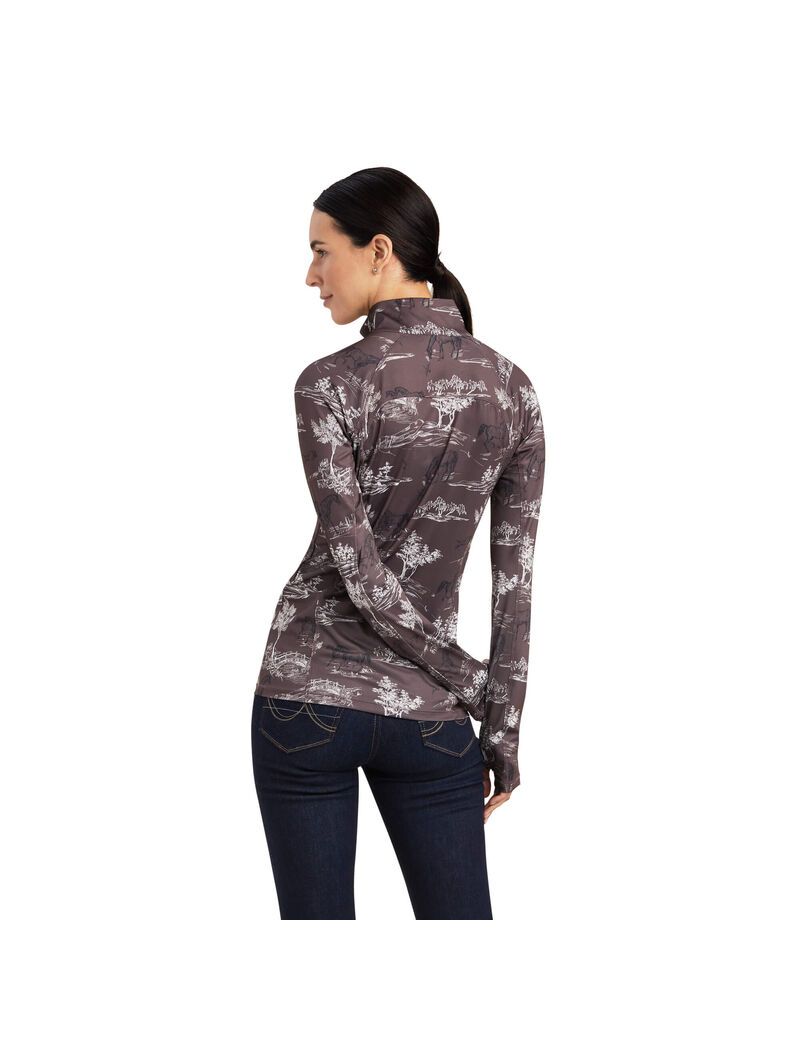 Couches Intermédiaires Ariat Lowell 2.0 1/4 Zip Multicolore Femme | CVA-17979604