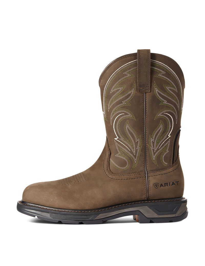 Bottes de Travail Ariat WorkHog XT Cottonwood Carbon Embout Marron Homme | EVL-65442998