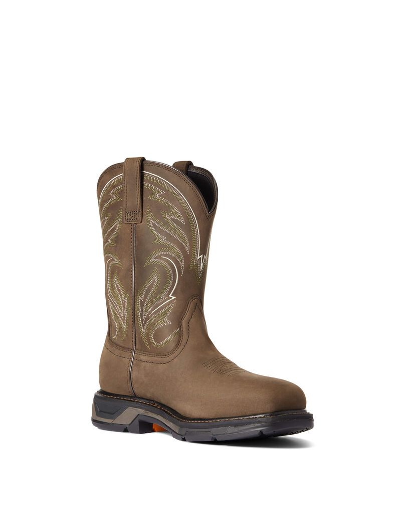 Bottes de Travail Ariat WorkHog XT Cottonwood Carbon Embout Marron Homme | EVL-65442998